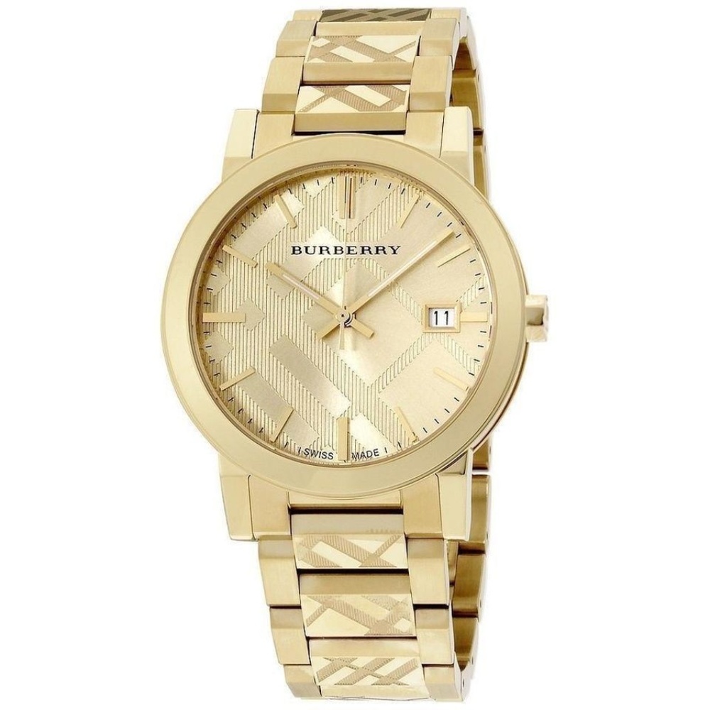 Burberry Gold The City Plated Steel Watch BU9038